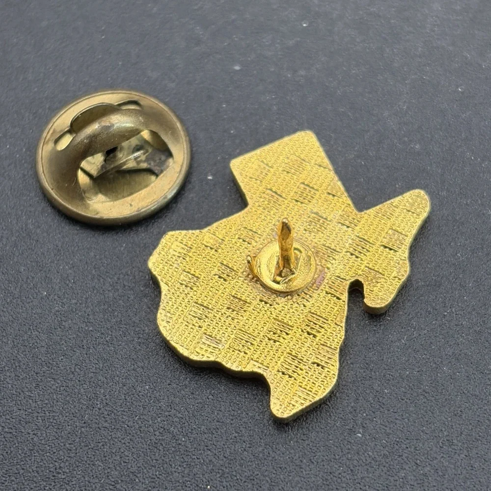 Houston Texas‎ State Outline 1991 Lapel Hat Pin